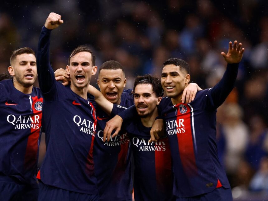 Marseille vs PSG : Les Parisiens dengan 10 Pemain Memenangi Le Classique 2-0