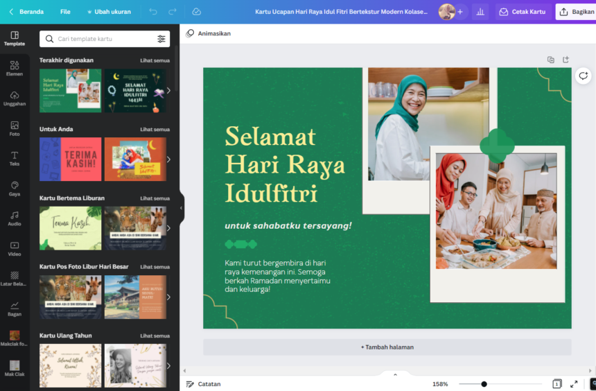 Memanfaatkan Aplikasi Ini untuk Membuat Ucapan Lebaran secara Digital