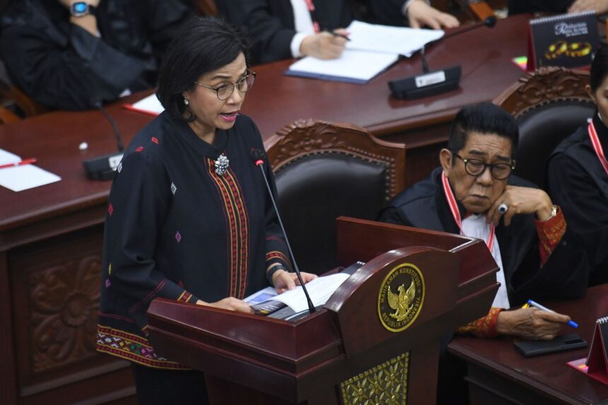 Penyesuaian APBN Dilakukan Awal Tahun, Sri Mulyani Indrawati Dicecar 2 Hakim MK