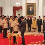 Presiden Jokowi Resmikan Budi Waseso sebagai Ketua Kwarnas Pramuka