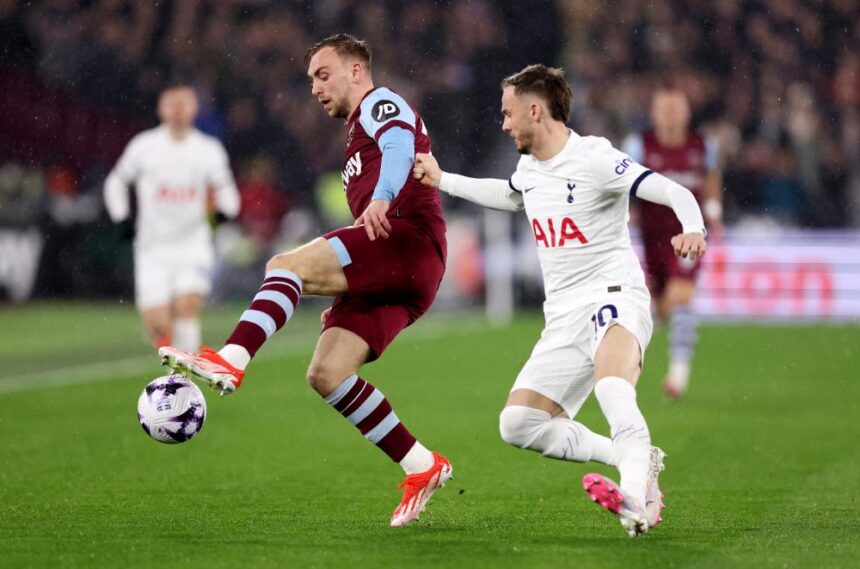 West Ham vs Tottenham : Spurs Raih 1 Poin dalam Hasil Imbang 1-1