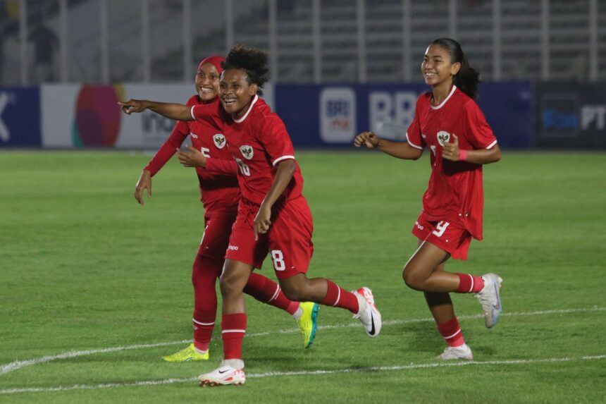 Indonesia vs Singapura : Garuda Pertiwi Raih Kemenangan Telak 5-1