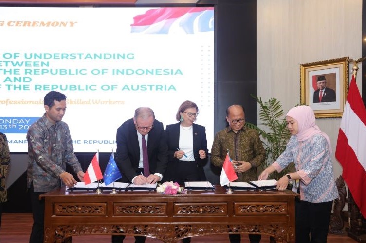 Kerja Sama Rekrutmen Tenaga Kerja Terampil Antara Indonesia dan Austria Terjalin