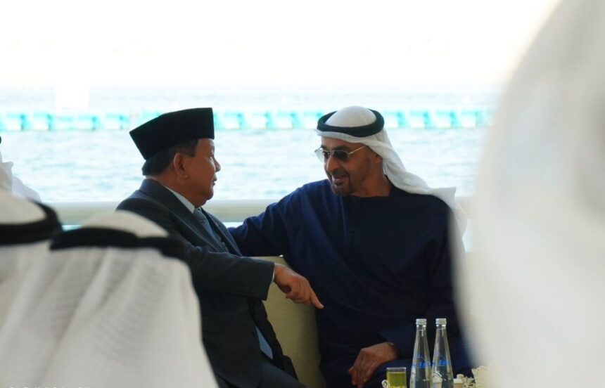 Pertemuan Prabowo dengan Presiden UEA Fokus Bahas Kerja Sama Pertahanan