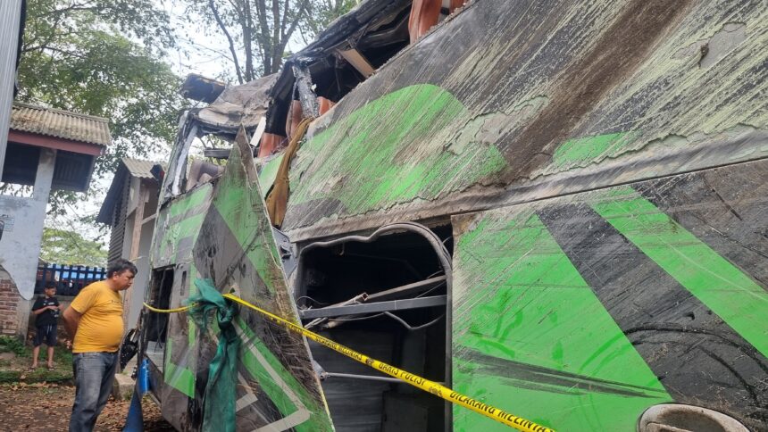 Polisi Tetapkan Sopir Bus Rombongan SMK Lingga Kencana dari Depok sebagai Tersangka