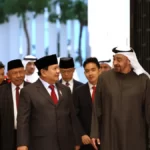 Prabowo Memperkenalkan Wakil Presiden Terpilih Gibran kepada Presiden UEA