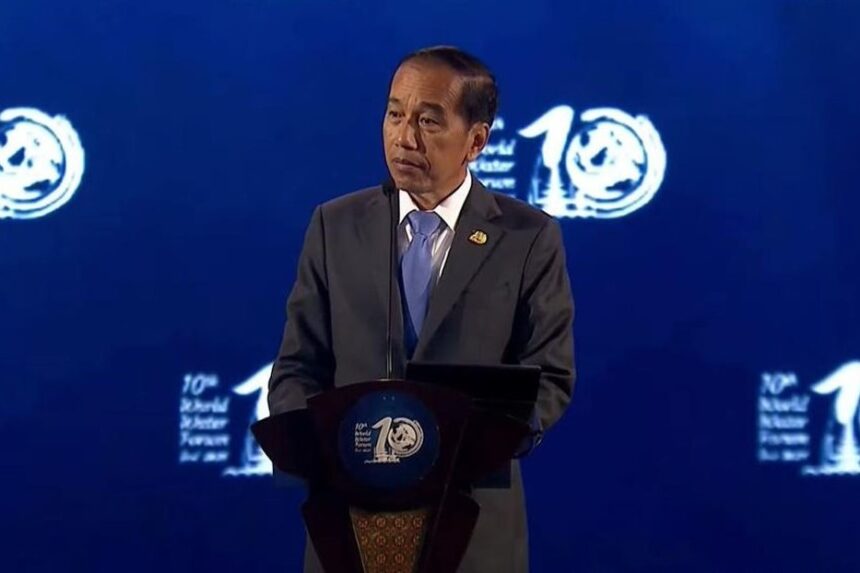 Presiden Jokowi Kolaborasi adalah Kunci Mengatasi Masalah Air Global