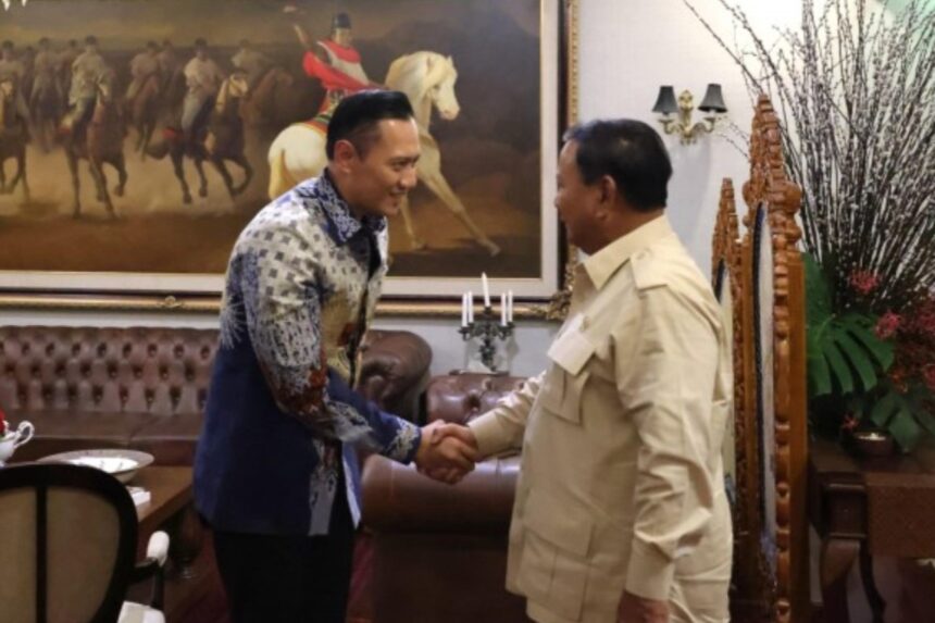 AHY Mendukung Prabowo Menambah Jumlah Kementerian