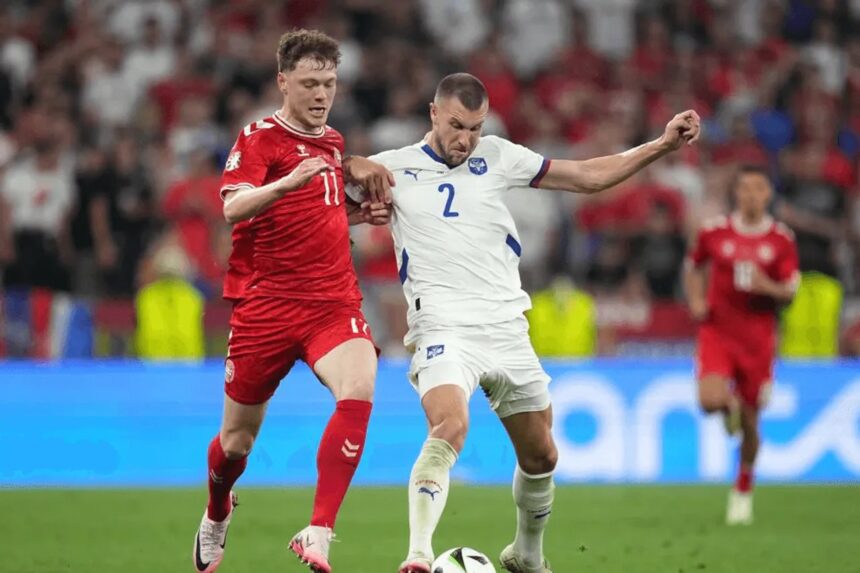 Denmark vs Serbia : Tanpa Gol, Tim Dinamit Tembus 16 Besar Euro 2024