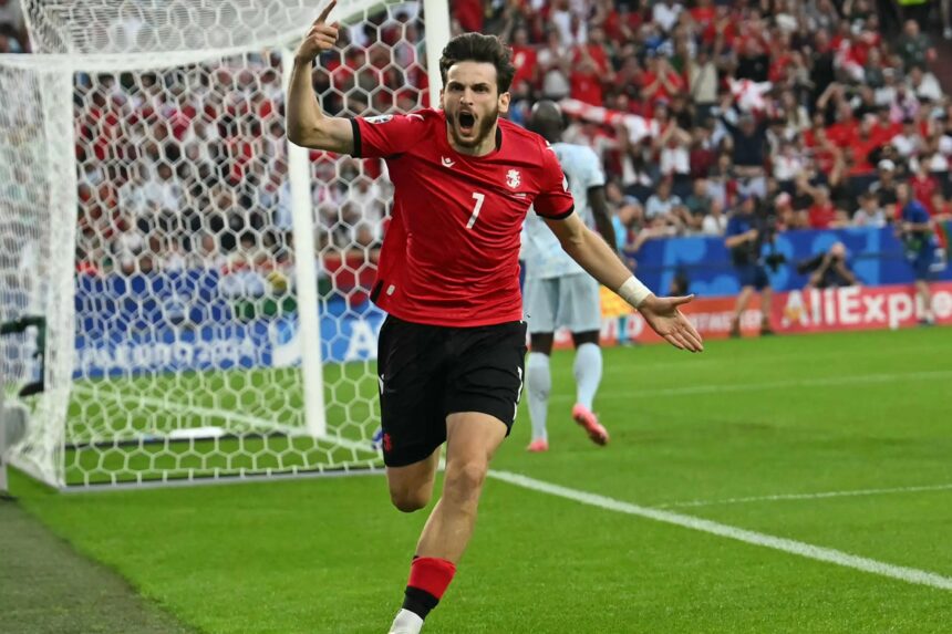 Georgia vs Portugal : Menang 2-0, Melaju ke 16 Besar Euro 2024