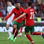 Portugal vs Irlandia : Ronaldo Cetak 2 Gol, Selecao das Quinas Menang 3-0