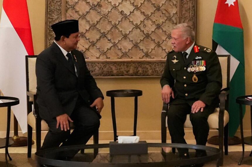 Prabowo Temui Raja Yordania Abdullah II, Bahas Kondisi Gaza