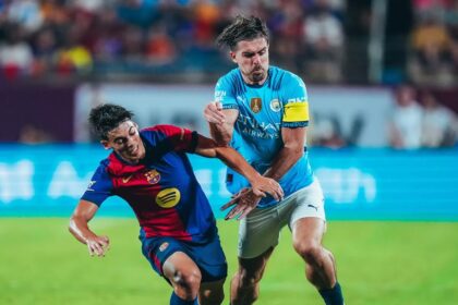Barcelona vs Man City : Laga Uji Coba Berakhir Imbang 2-2
