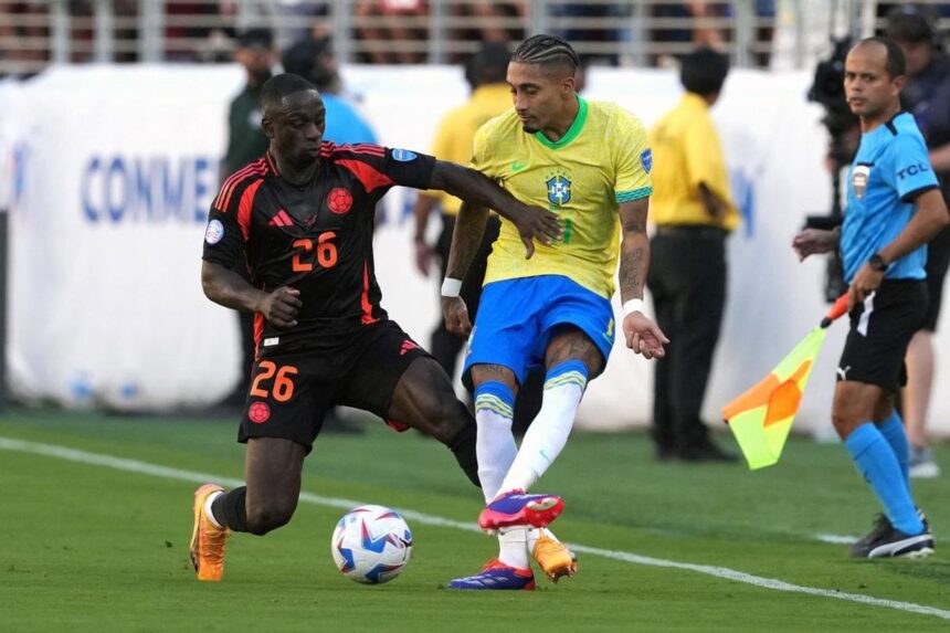 Brasil vs Kolombia : Pertandingan Seru Berakhir Tanpa Pemenang 1-1