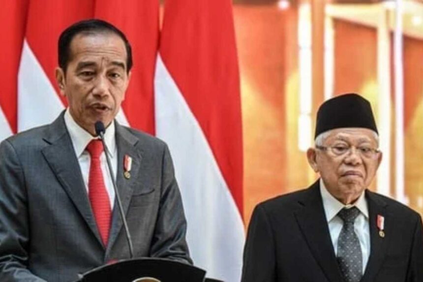 Jokowi Menunjuk Ma'ruf Amin sebagai Pelaksana Tugas Presiden