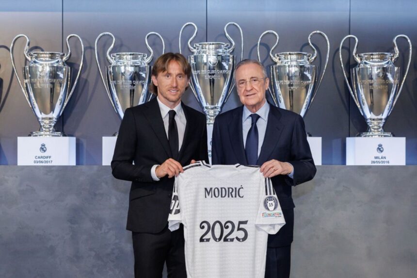 Luka Modric Perpanjang Kontrak dengan Real Madrid Hingga 2025