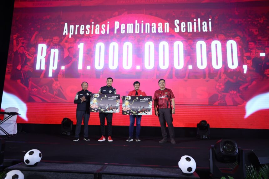 Timnas U-19 Terima Dana Pembinaan Rp1 Miliar